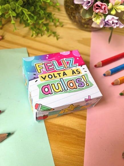 Caixinha Multiuso- Volta as Aulas