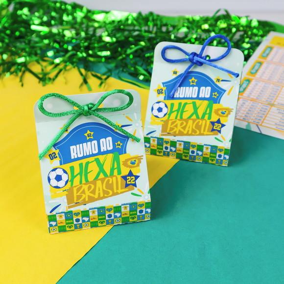 Caixinha para 1 Brigadeiro- Copa do Mundo