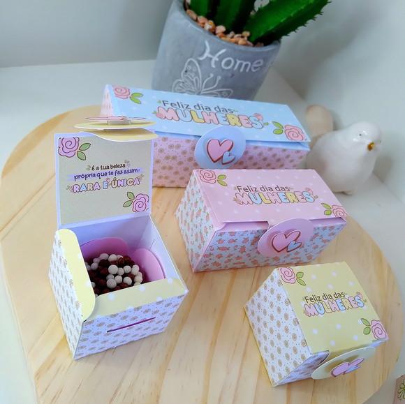Caixinha para 1 Brigadeiro- Dia da Mulher