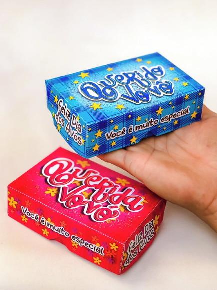 Caixinha para 2 Doces- Dia dos Avós