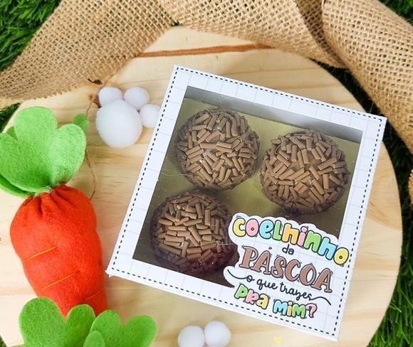 Caixinha para 4 Doces- Páscoa