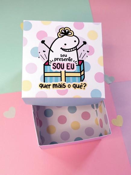 Caixinha para 4 Docinhos ou Sabonete- Dia dos namoradosFlork