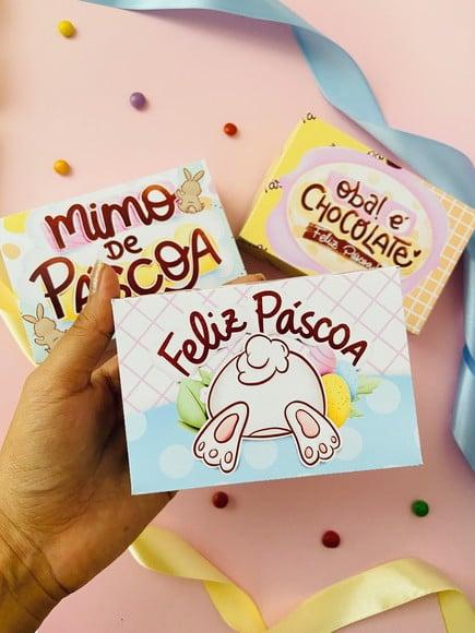 Caixinha para 6 Docinhos- Páscoa