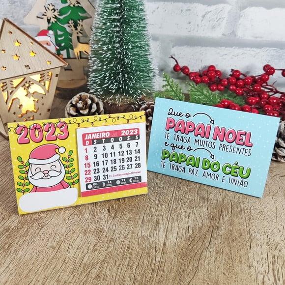 Calendário 2024 de Mesa- Natal