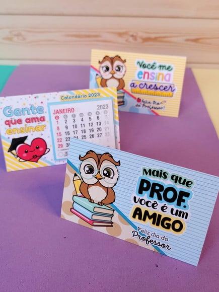 Calendário De Mesa 2023- Dia Dos Professores