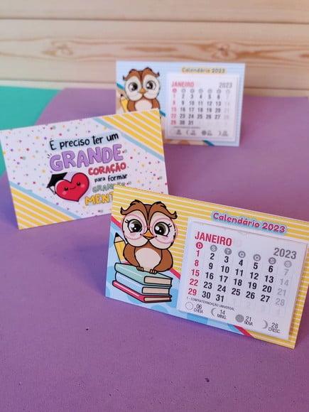 Calendário De Mesa 2023- Dia Dos Professores