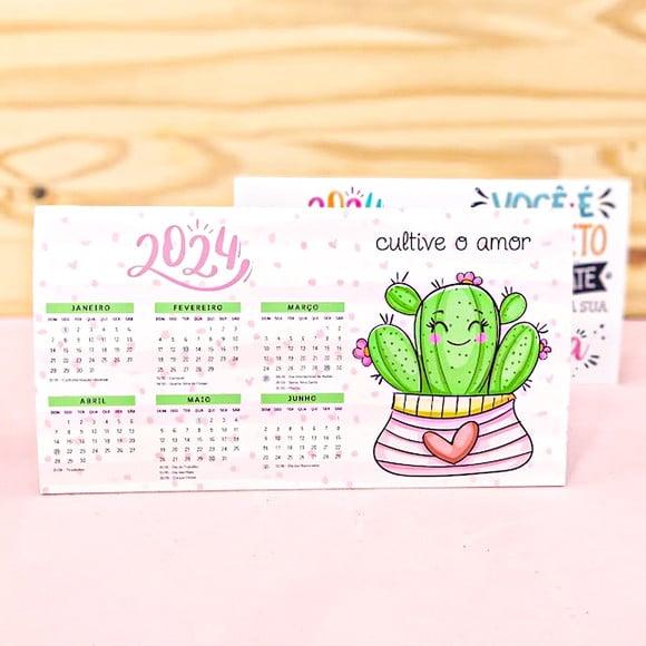 Calendário de Mesa 2024