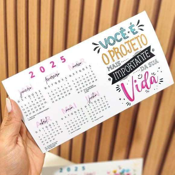 Calendário de Mesa 2025