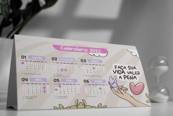 Calendário de Mesa- 2024