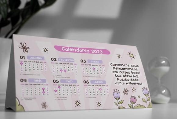 Calendário de Mesa- 2024