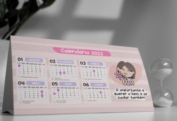 Calendário de Mesa- 2024