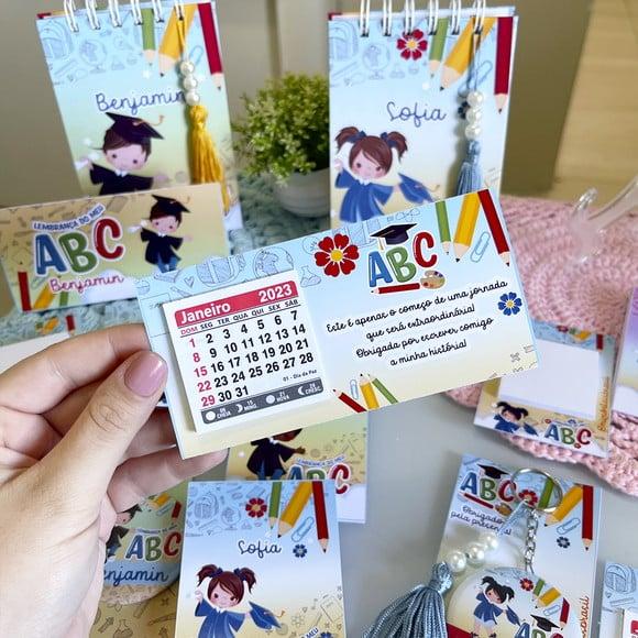 Calendário de Mesa- Formatura Abc
