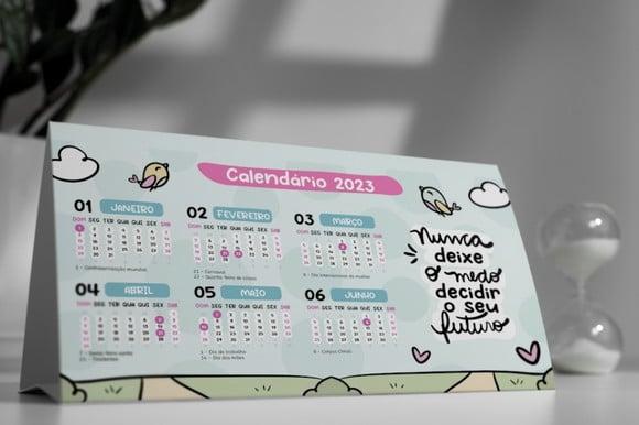 Calendário de Mesa- 2024