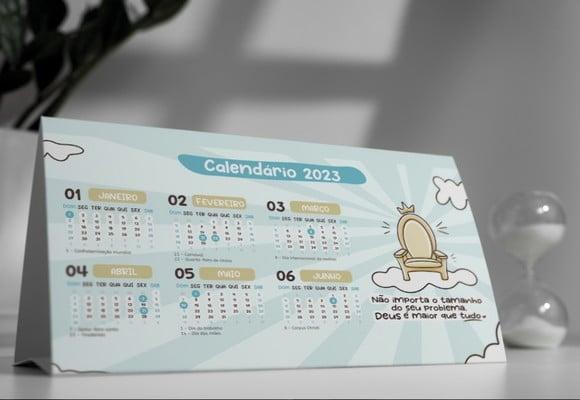 Calendário de Mesa- 2024