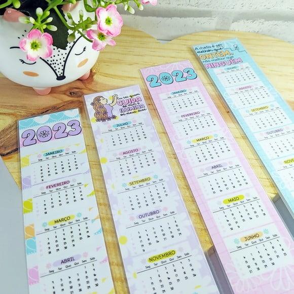 Calendário- Marca Página