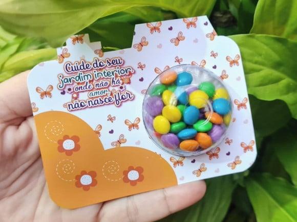 Card Camera com Coloreti (doces)- Mimo