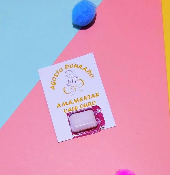 Card com 1 Chicletinho- Agosto Dourado