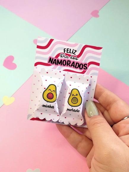 Card com 2 Balinhas- DIA DOS NAMORADOS