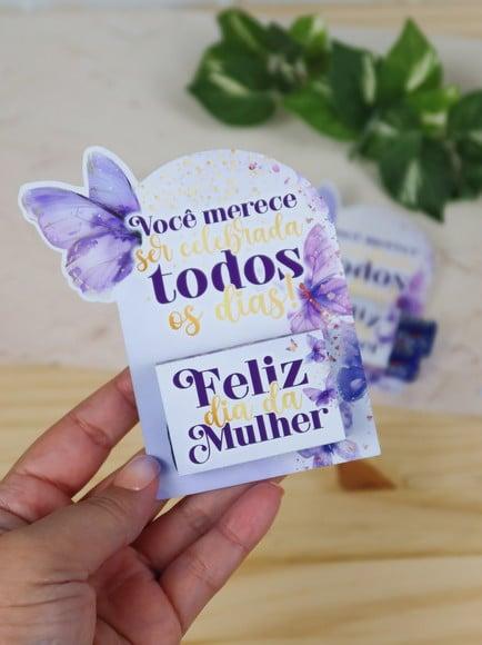 Card com 2 Bis- Dia da Mulher
