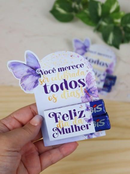 Card com 2 Bis- Dia da Mulher