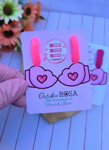 Card com 2 Xuxinhas- Outubro Rosa