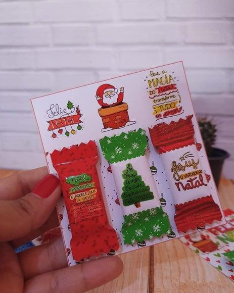 Card Com 3 Balinhas Frases Natal