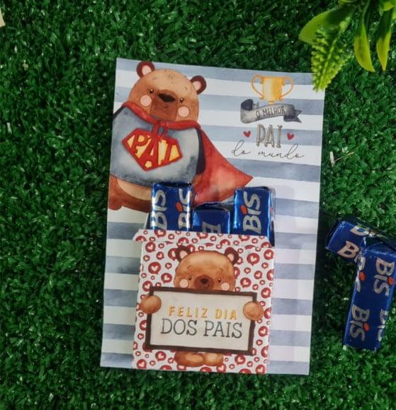 Card com 3 Bis- Dia dos Pais