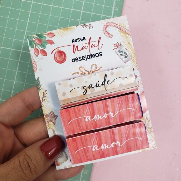 Card com 3 Bis- Natal