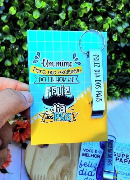 Card com Abridor- Dia dos Pais