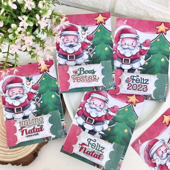 Card com Bala- Natal