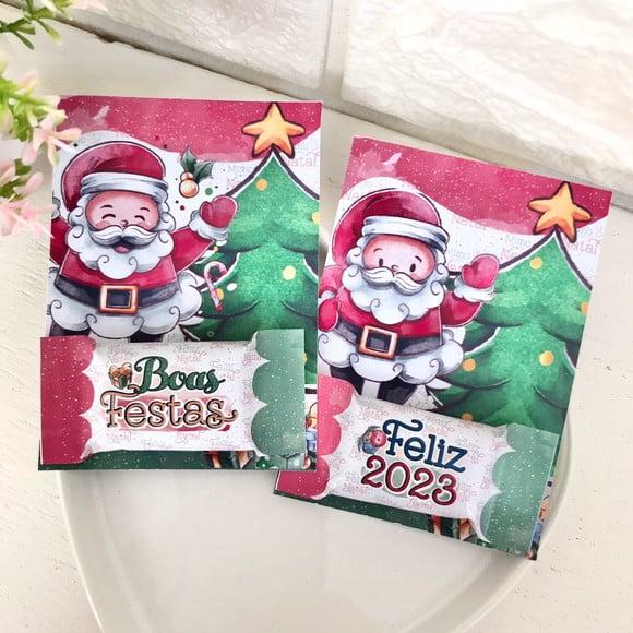 Card com Bala- Natal