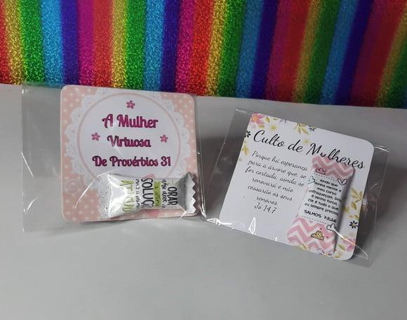 Card com Balinha - Culto de Mulheres