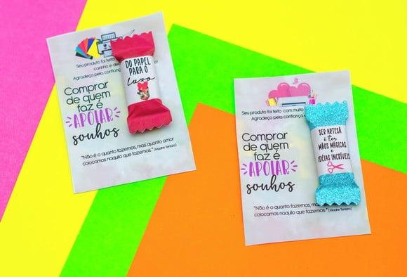 Card com Balinha Artesã-Papelaria