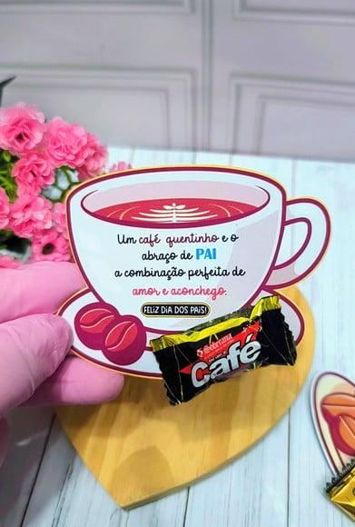 Card com Balinha de Café- Dia dos Pais
