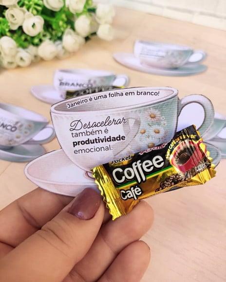 Card com Balinha de Café- Janeiro Branco