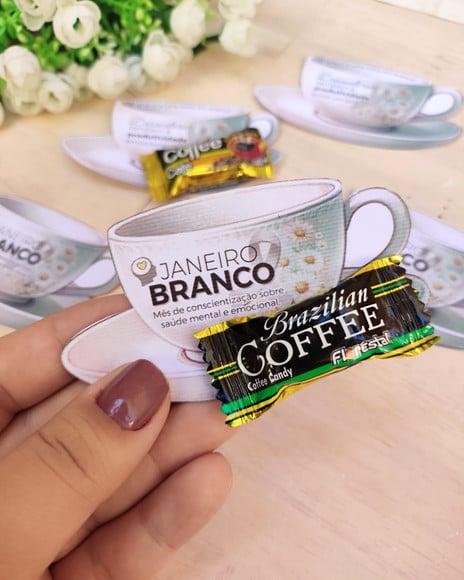 Card com Balinha de Café- Janeiro Branco