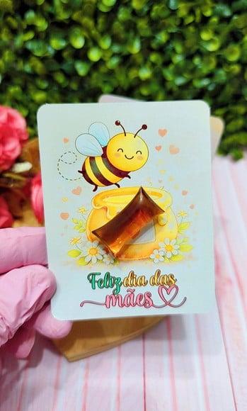 Card com Balinha de Mel- Dia das Mães