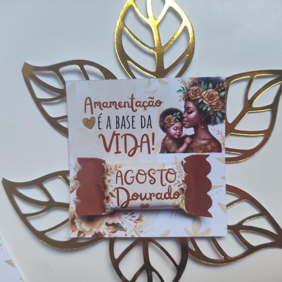 Card com Balinha- Agosto Dourado