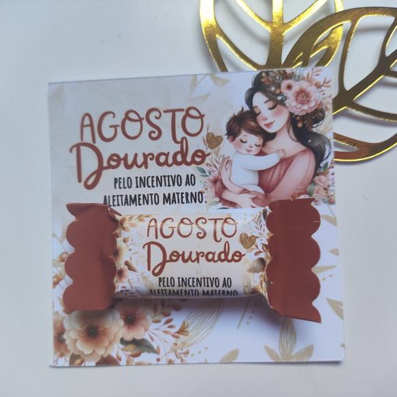 Card com Balinha- Agosto Dourado