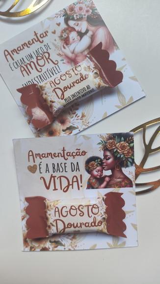 Card com Balinha- Agosto Dourado