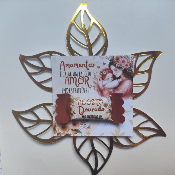 Card com Balinha- Agosto Dourado