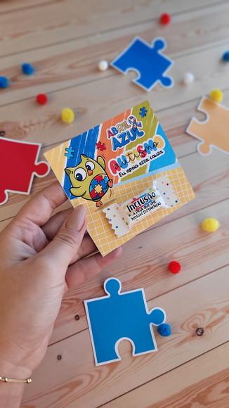 Card com Balinha- Autismo