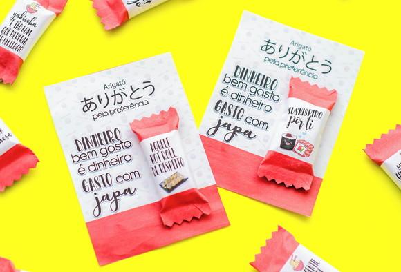 CARD Com balinha- COMIDA JAPONESA