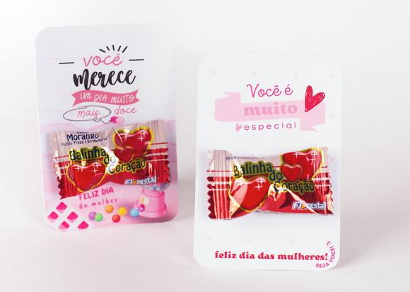 Card com Balinha- Dia da Mulher
