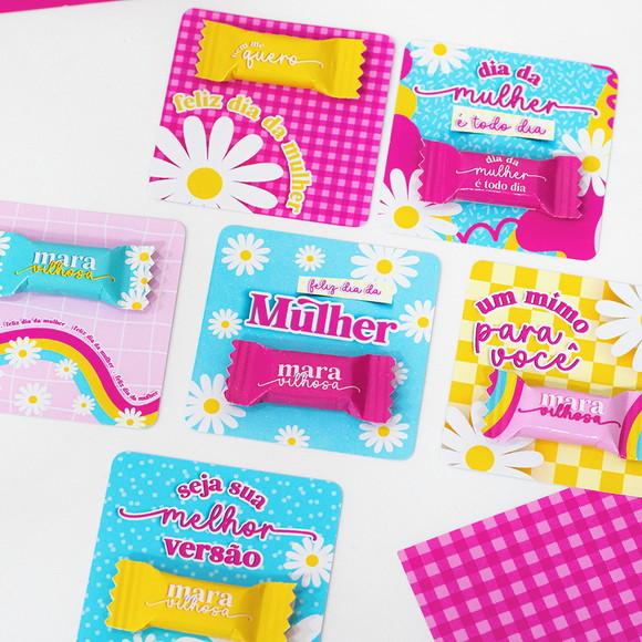 Card com Balinha- Dia da Mulher