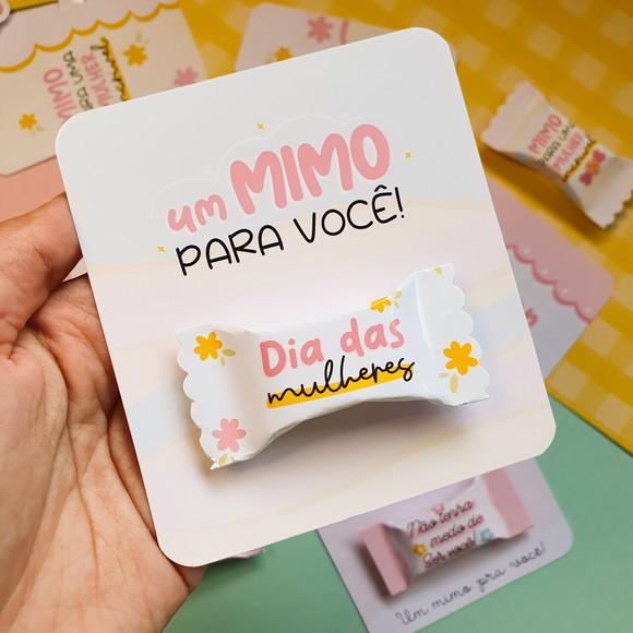 Card com Balinha- Dia da Mulher