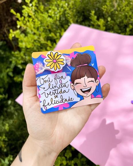 Card com Balinha- Dia da Mulher