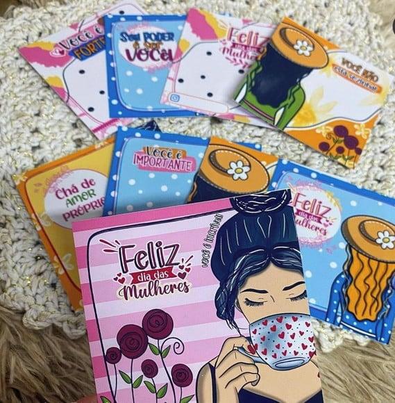 Card com Balinha- DIA DA MULHER