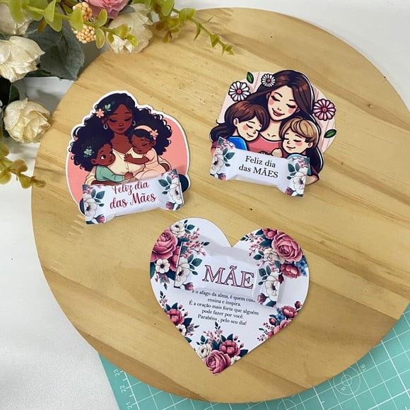 Card com Balinha- Dia das Mães