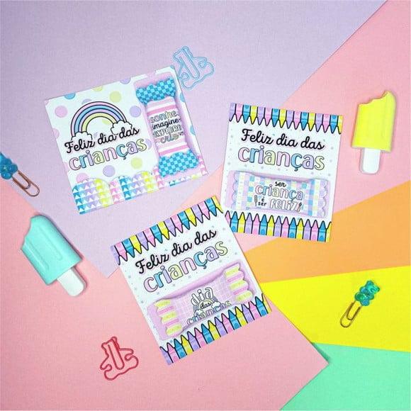 Card Com Balinha- Dia Das Crianças
